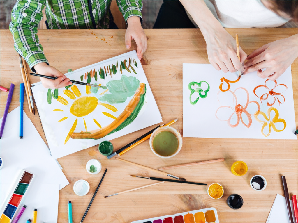 Online art classes for kids to watch and pause at your own pace.